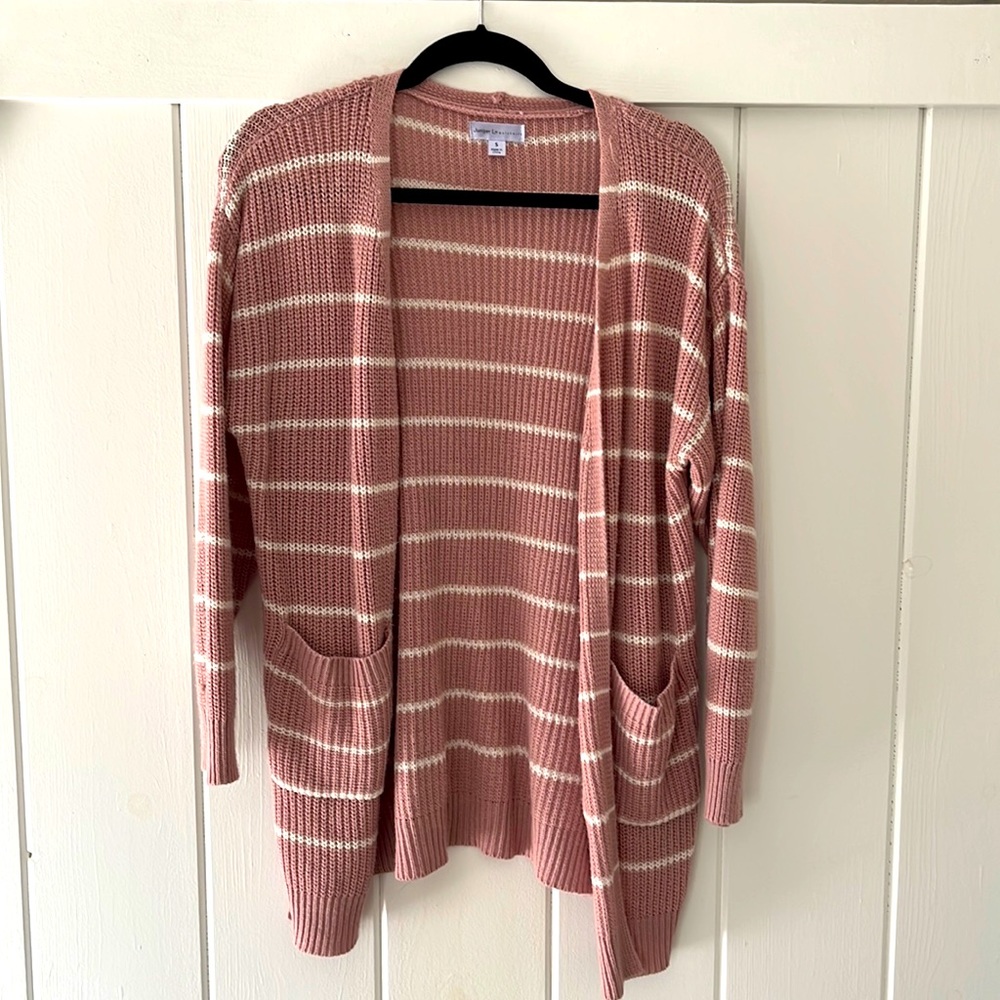 Juniper Ln Maternity, maternity sweater, pink & white striped